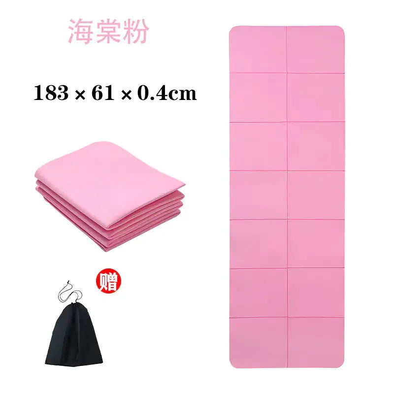 TPE Folding Yoga Mat for Napping and Relaxation