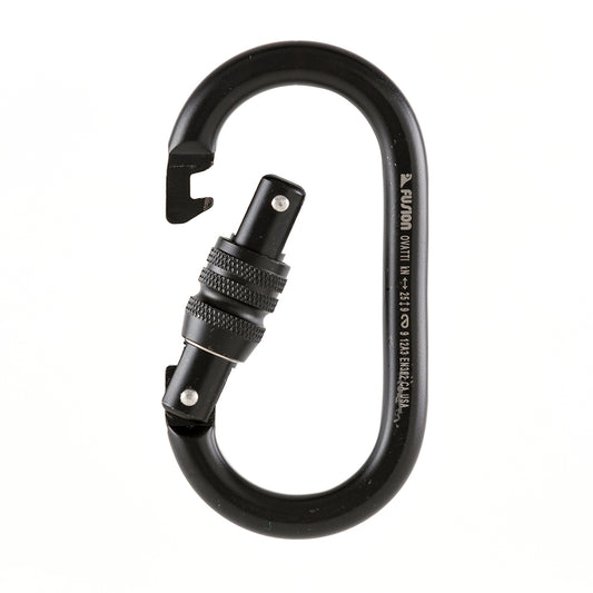 Carabiner-Screw Gate-MBS 25kN-BLACK