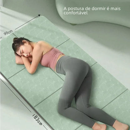 TPE Folding Yoga Mat for Napping and Relaxation